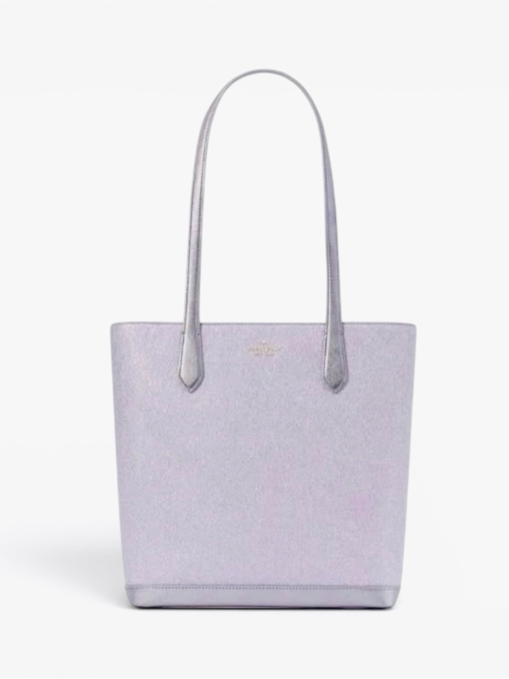 Kate Spade Lilac Purple Glitter Tote Bag